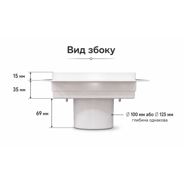 Витяжний вентилятор прихованого монтажу AirRoxy dRim 100 S BB чорний