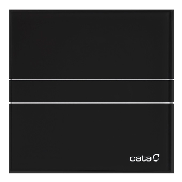 Вентилятор Cata E-120 G BK