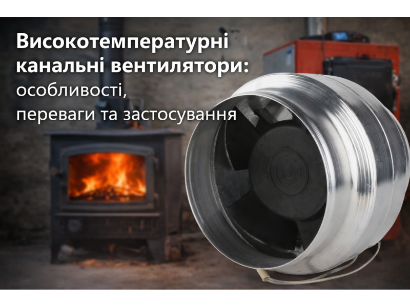 Високотемпературні канальні вентилятори: особливості, переваги та застосування