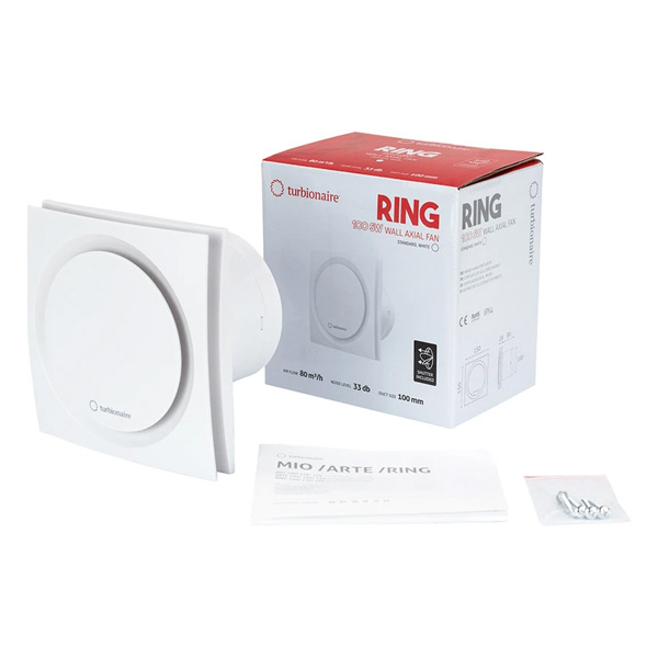 Вентилятор Turbionaire RING 100 TW, таймер
