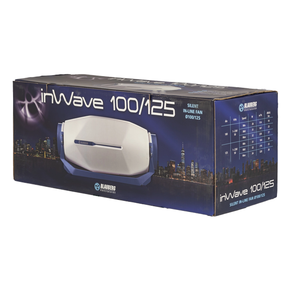 Витяжний канальний вентилятор Blauberg inWave 100/125